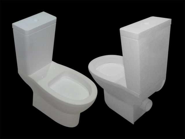 五軸數(shù)控加工3DEPS 馬桶原型模具 五軸數(shù)控加工3DEPS 馬桶原型模具