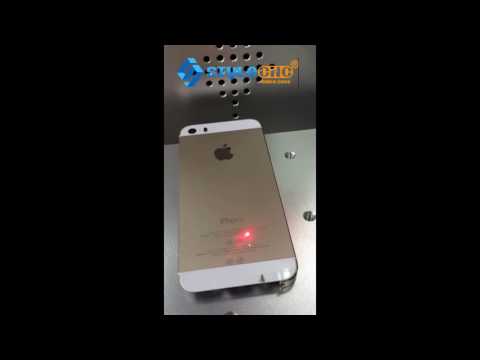 20W MOPA 光纖激光在 iPhone 后蓋上打標(biāo) IMEI 20W MOPA 光纖激光在 iPhone 后蓋上打標(biāo) IMEI