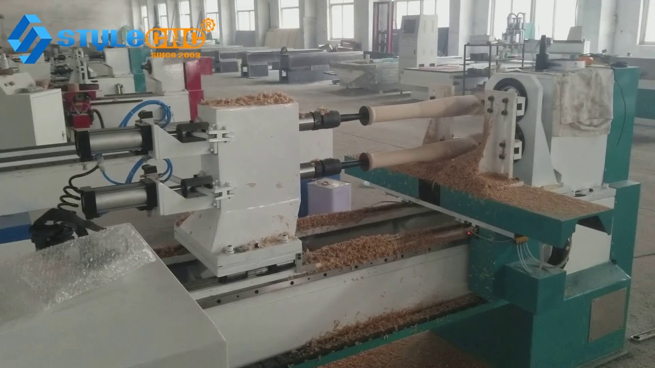 雙主軸數(shù)控車床用于制作木制臺(tái)球桿 雙主軸數(shù)控車床用于制作木制臺(tái)球桿